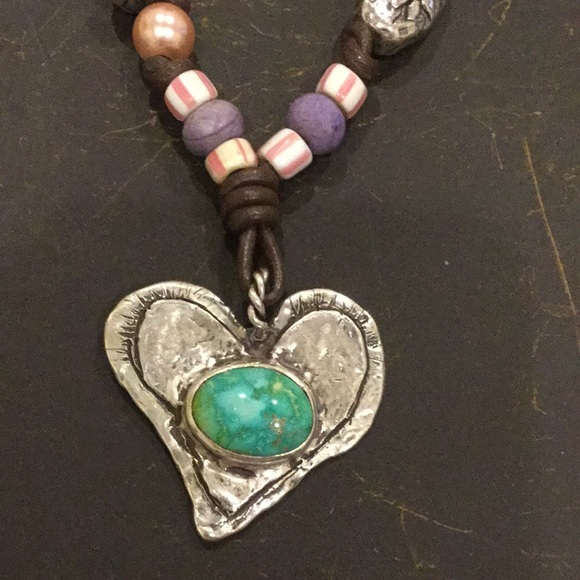 Island Cowgirl Brave Heart Necklace - Picture 2 of 8